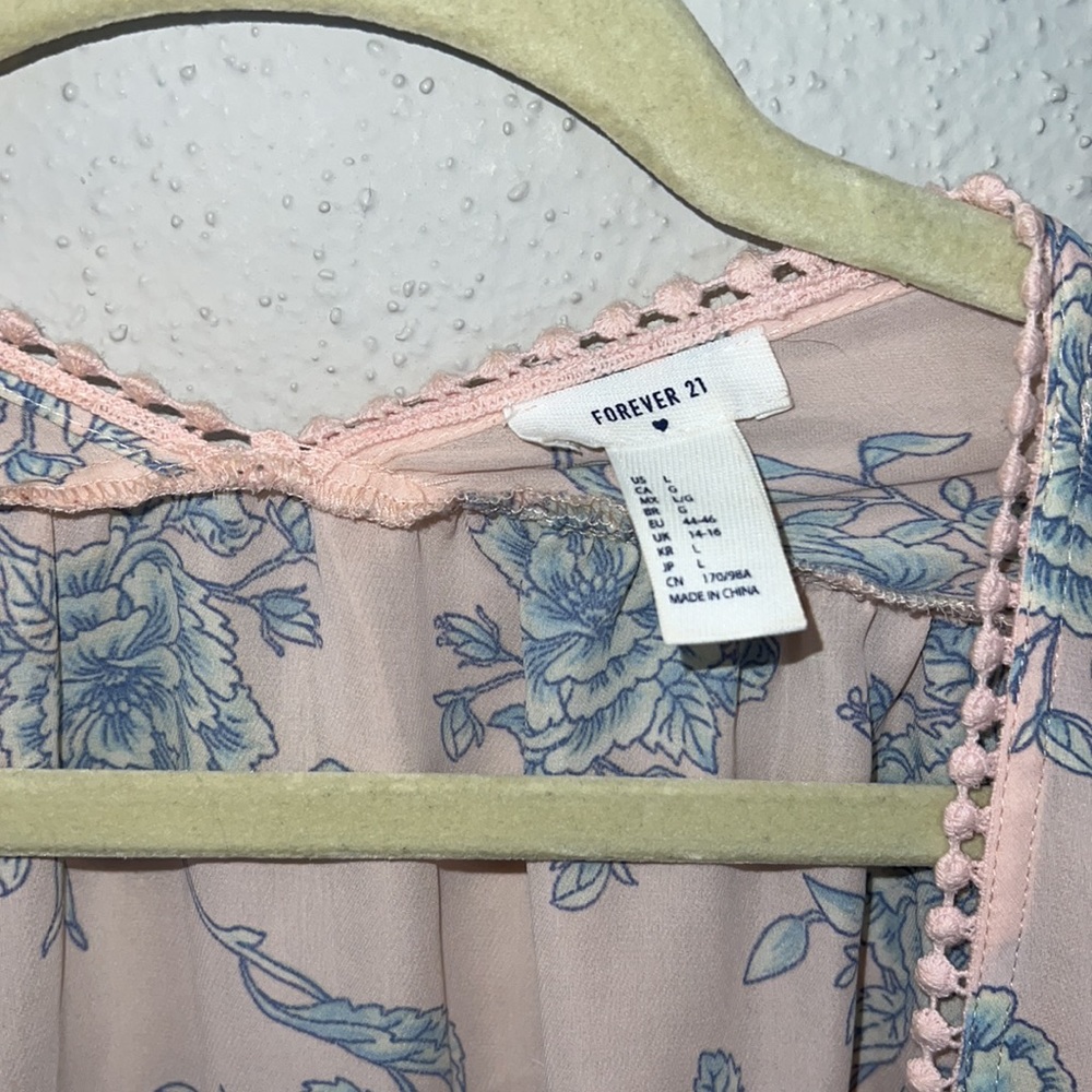 Pink Floral Lingerie Robe 🌸 - Picture 5 of 6